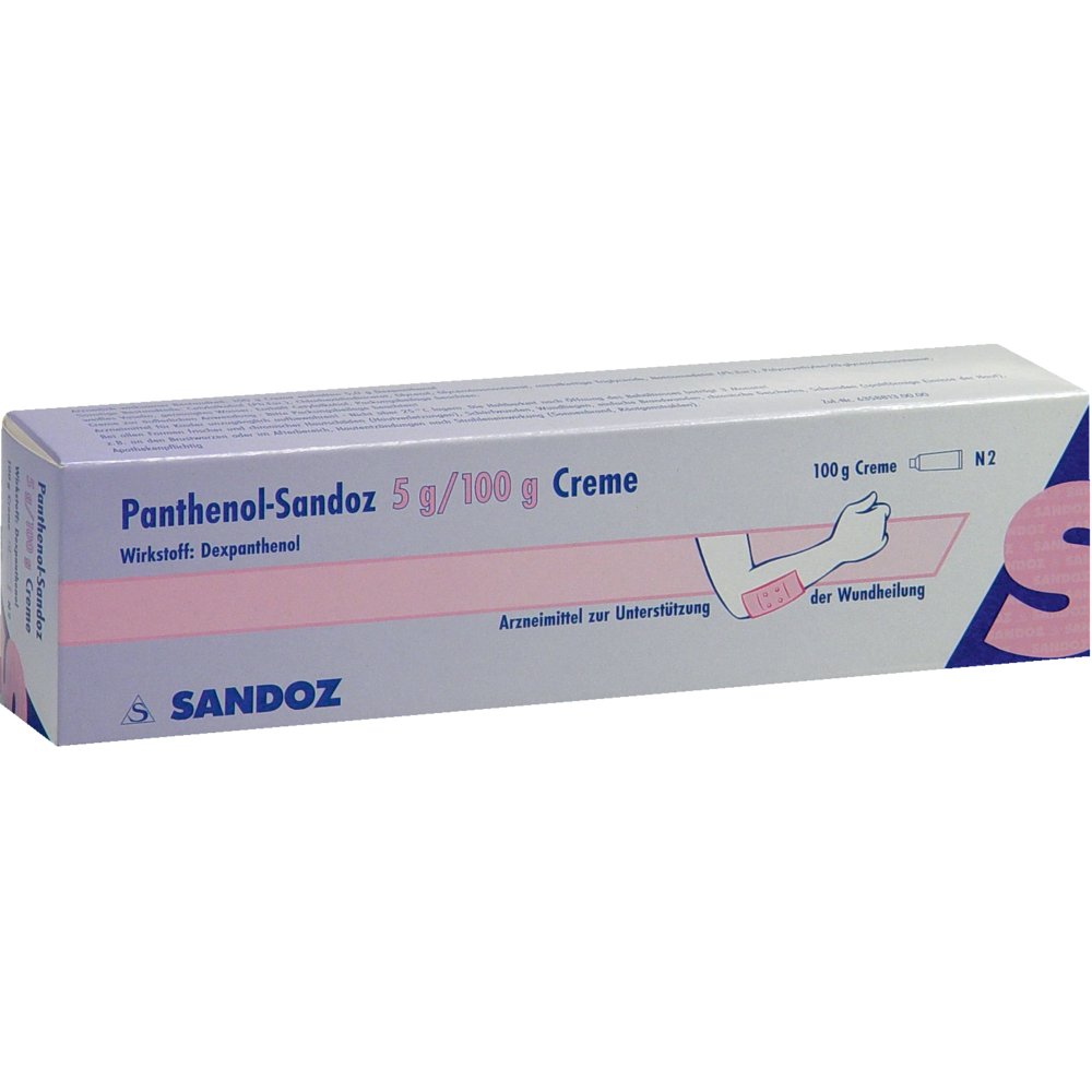 PANTHENOL Sandoz 5 g/100 g Creme