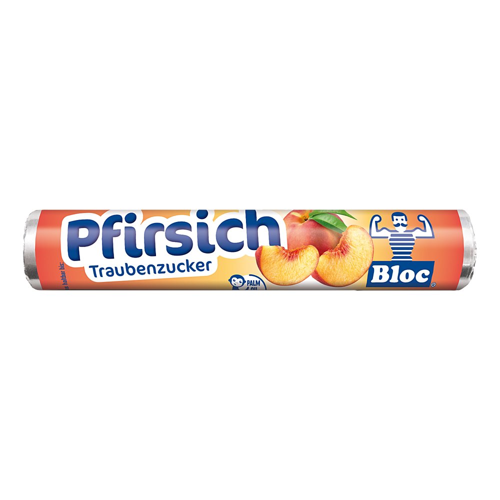 BLOC Traubenzucker Pfirsich Rolle