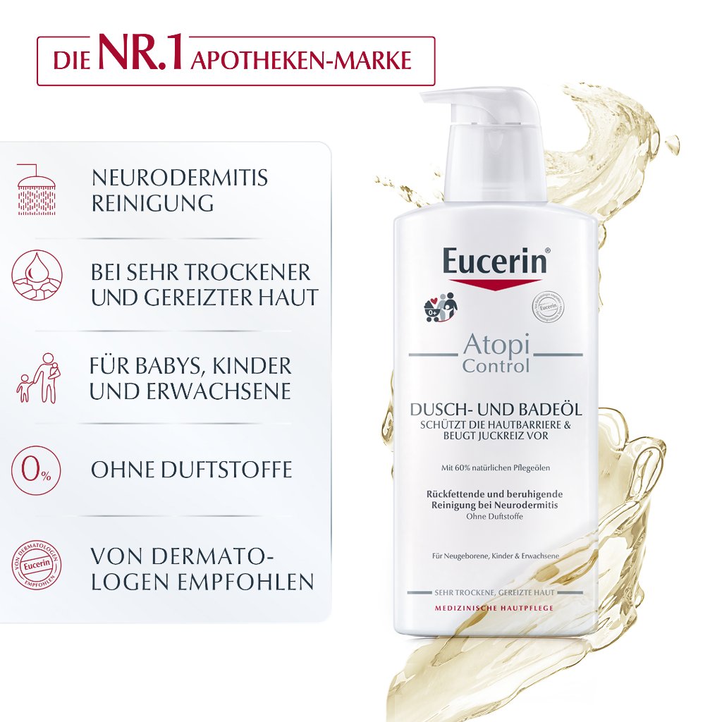 EUCERIN AtopiControl Dusch- und Badeöl