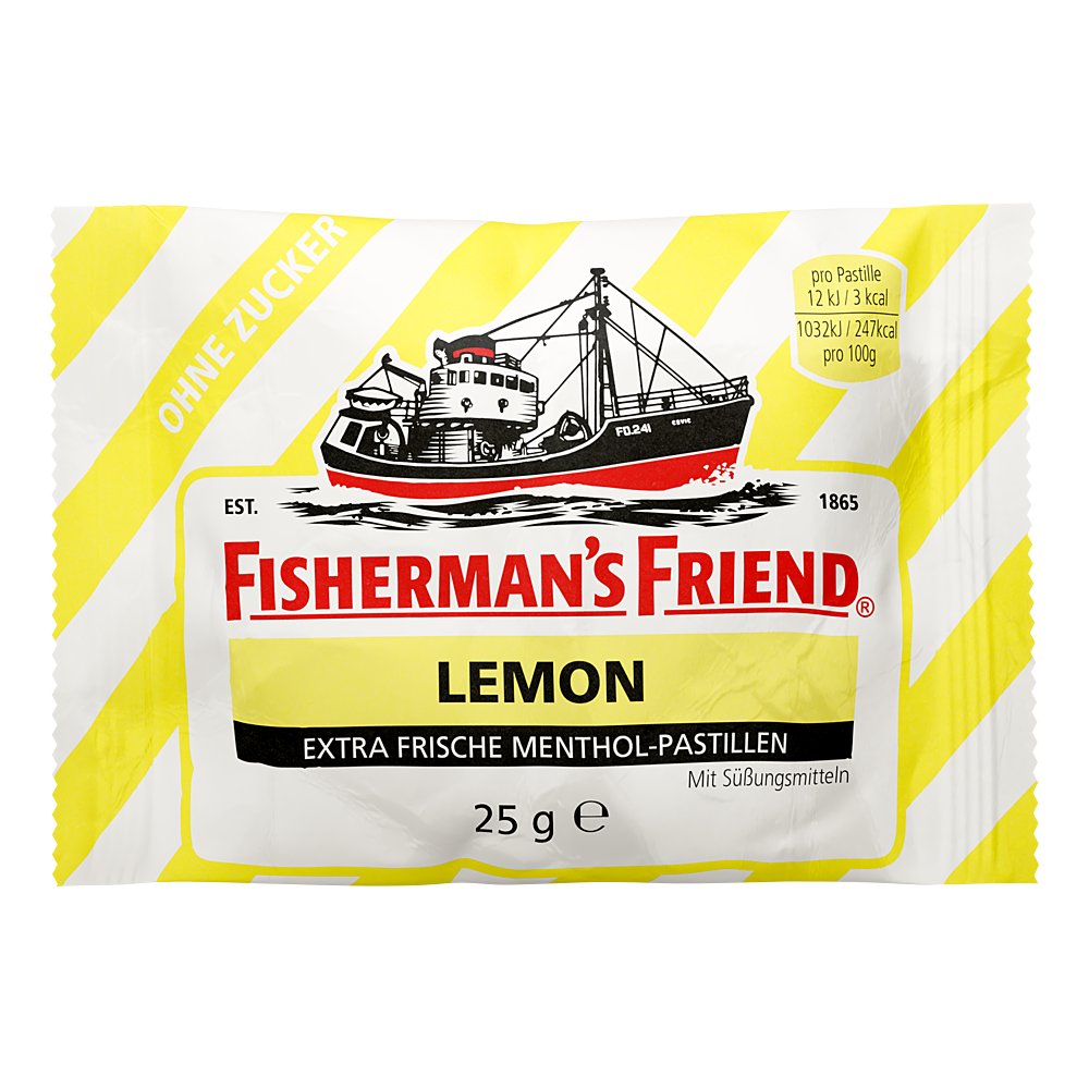 FISHERMANS FRIEND Lemon ohne Zucker Pastillen