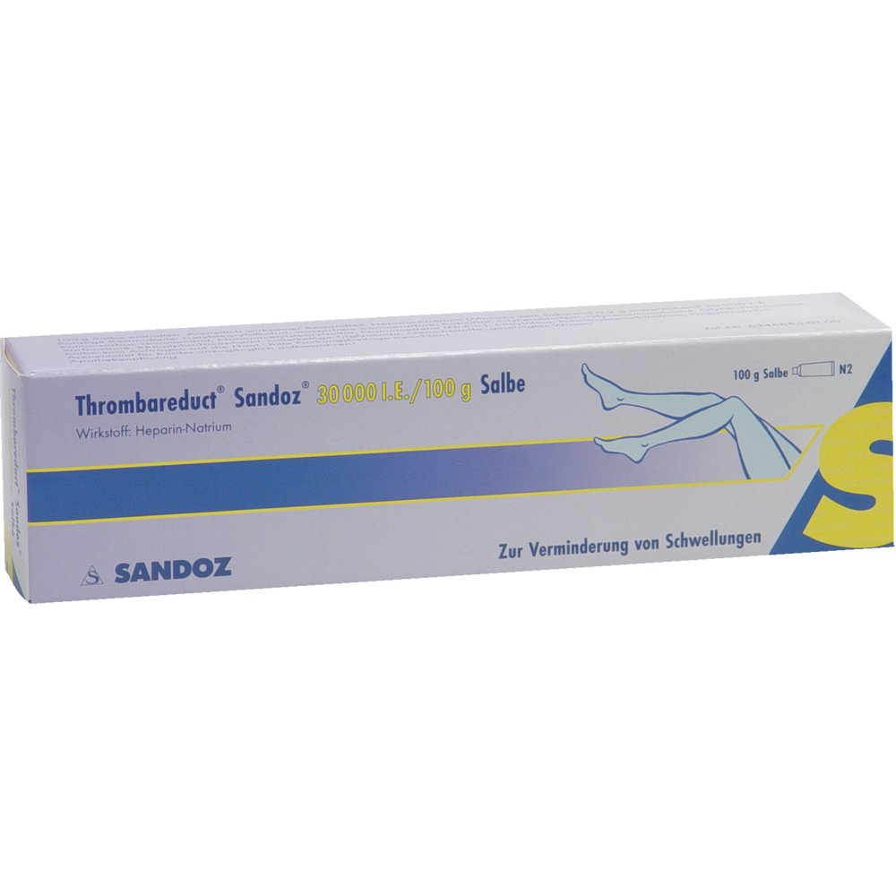 THROMBAREDUCT Sandoz 30.000 I.E. Salbe