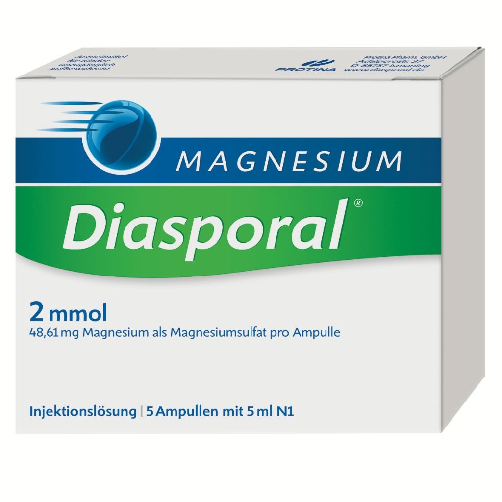 Magnesium-Diasporal® 2 mmol/5 ml Injektionslösung, 5 x 5 ml **