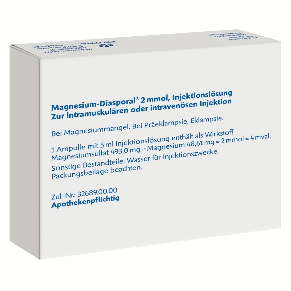 Magnesium-Diasporal® 2 mmol/5 ml Injektionslösung, 5 x 5 ml **