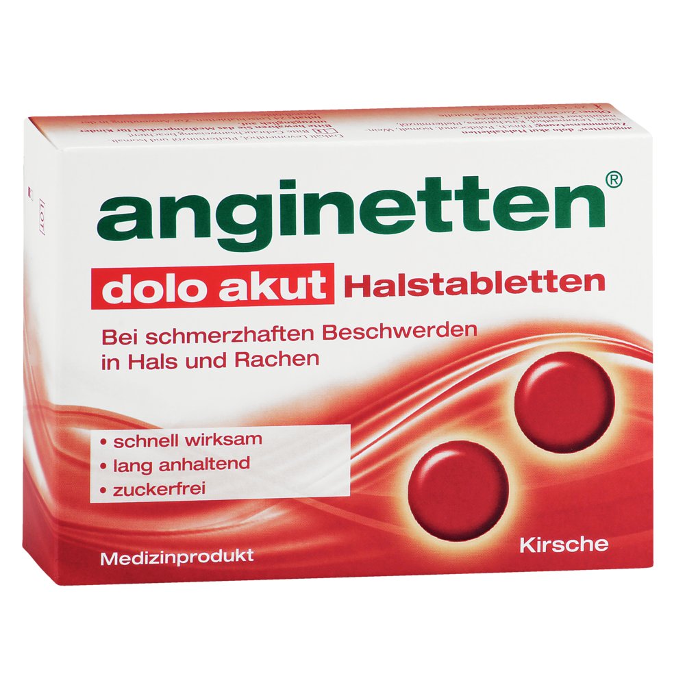 ANGINETTEN dolo akut Halstabletten
