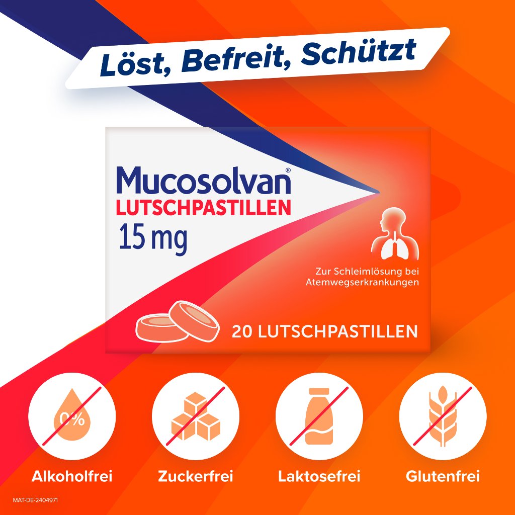 MUCOSOLVAN Lutschpastillen 15 mg