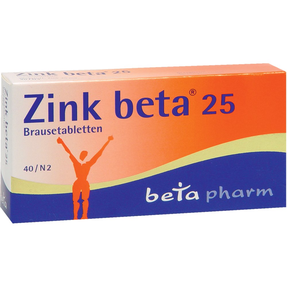 ZINK BETA 25 Brausetabletten