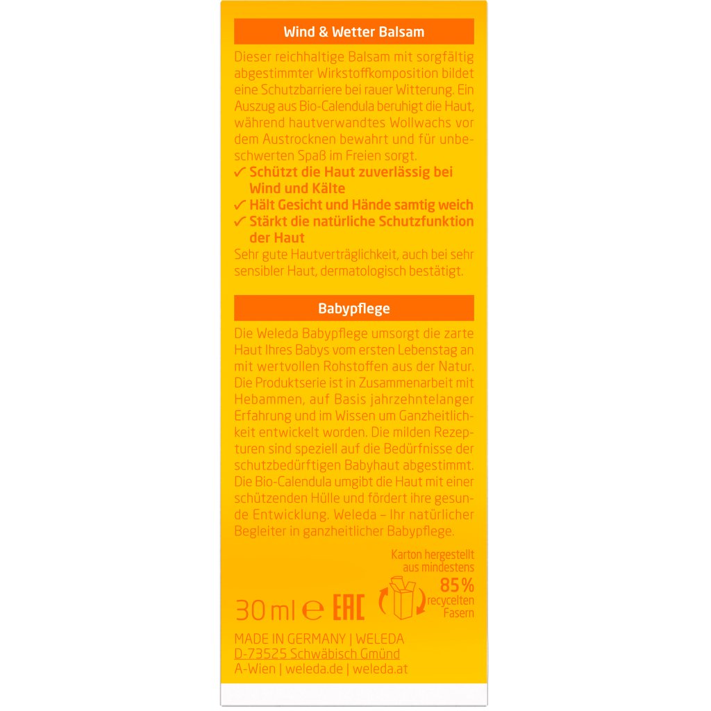 WELEDA Calendula Wind- und Wetterbalsam