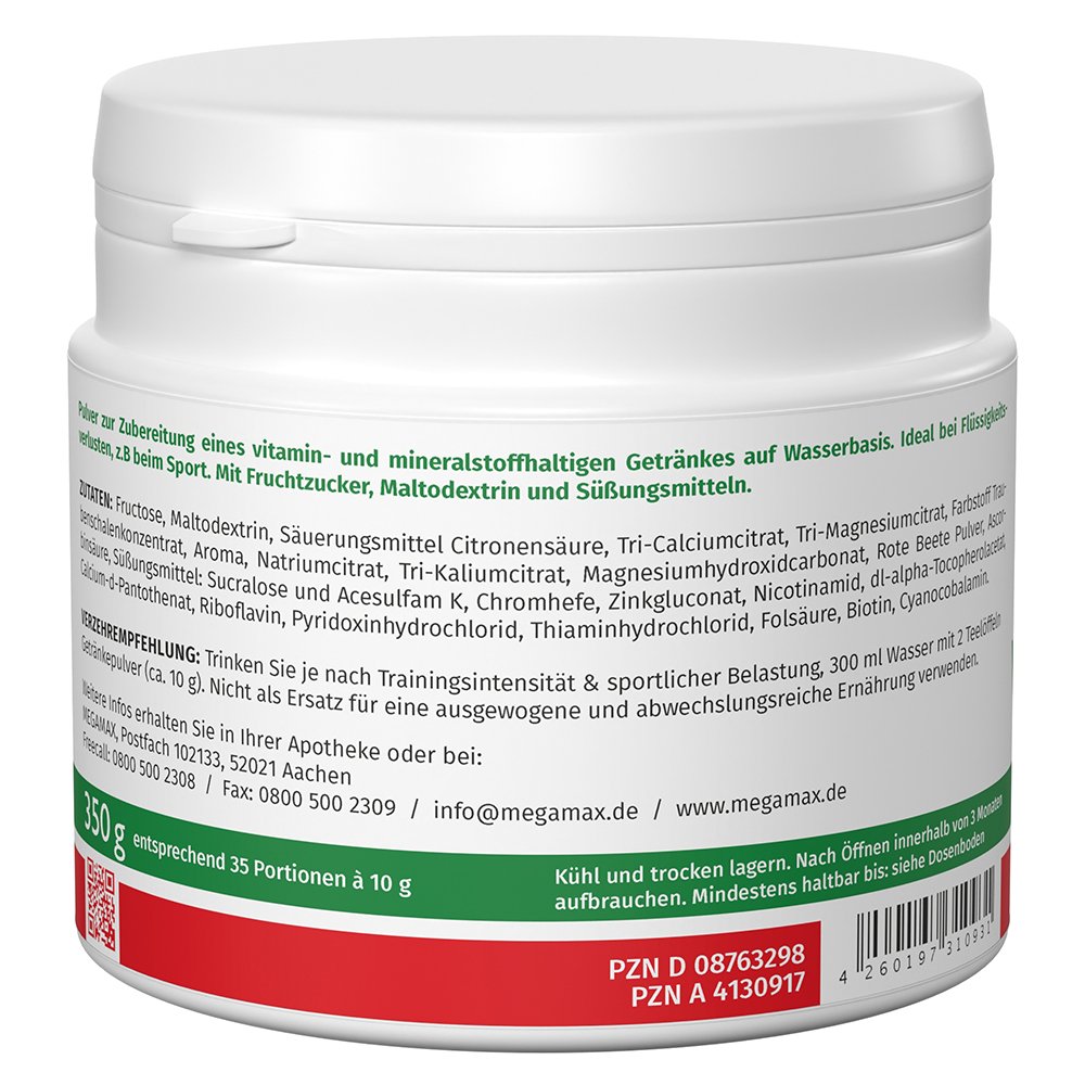 MEGAMAX Vita Mineral Drink Kirsche Pulver