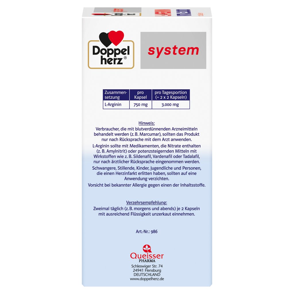 Doppelherz system 
L-Arginin Vital 3.000