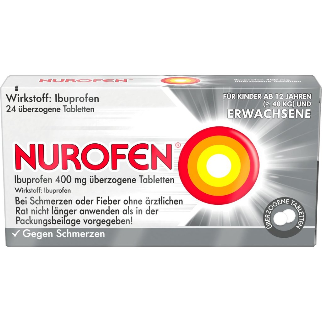 NUROFEN Ibuprofen 400 mg überzogene Tabletten