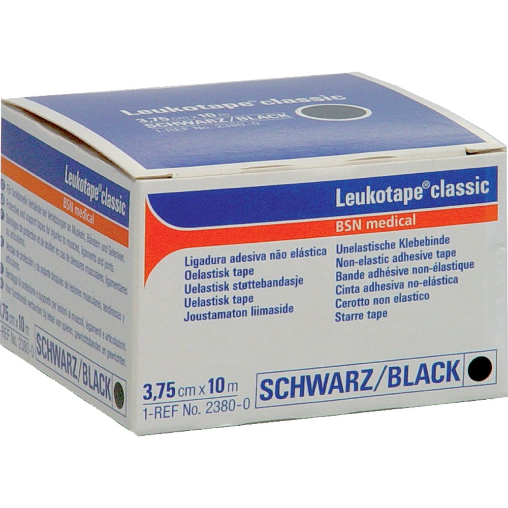 LEUKOTAPE Classic 3,75 cmx10 m schwarz