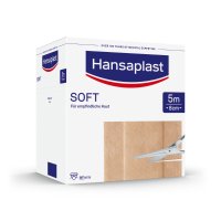 HANSAPLAST Soft Pflaster 8 cmx5 m Rolle