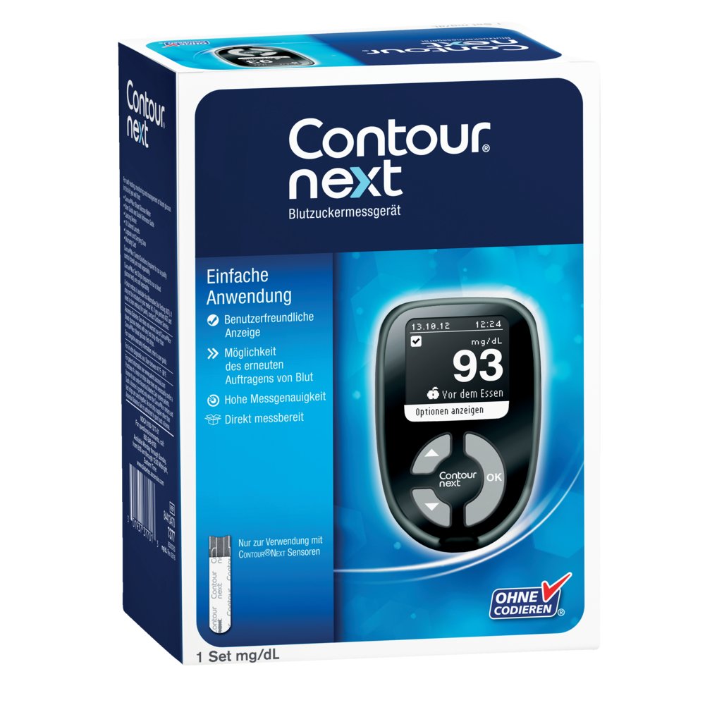 CONTOUR Next Set Blutzuckermessgerät mg/dl