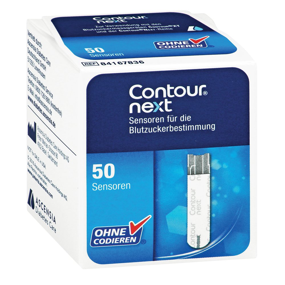 CONTOUR Next Sensoren Teststreifen