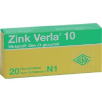 ZINK VERLA 10 mg Filmtabletten