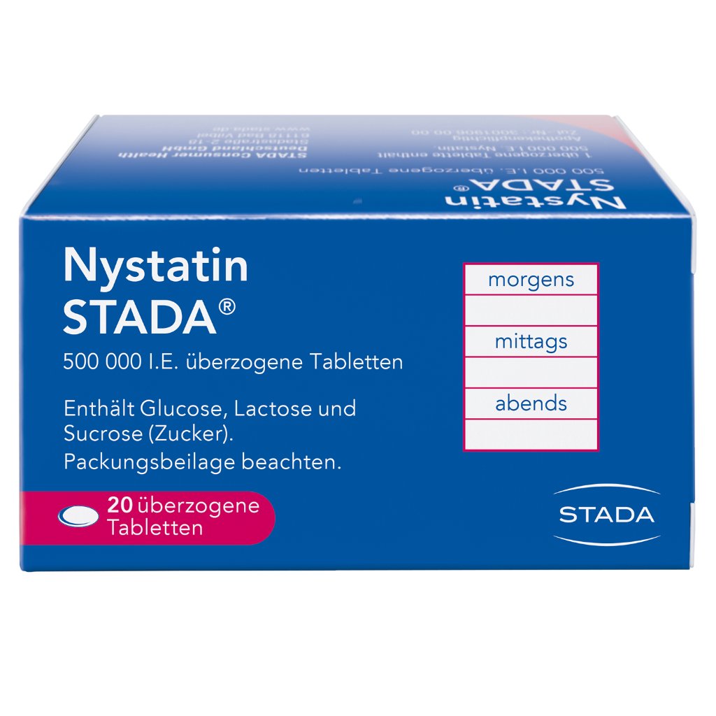 NYSTATIN STADA 500.000 I.E. überzogene Tab.