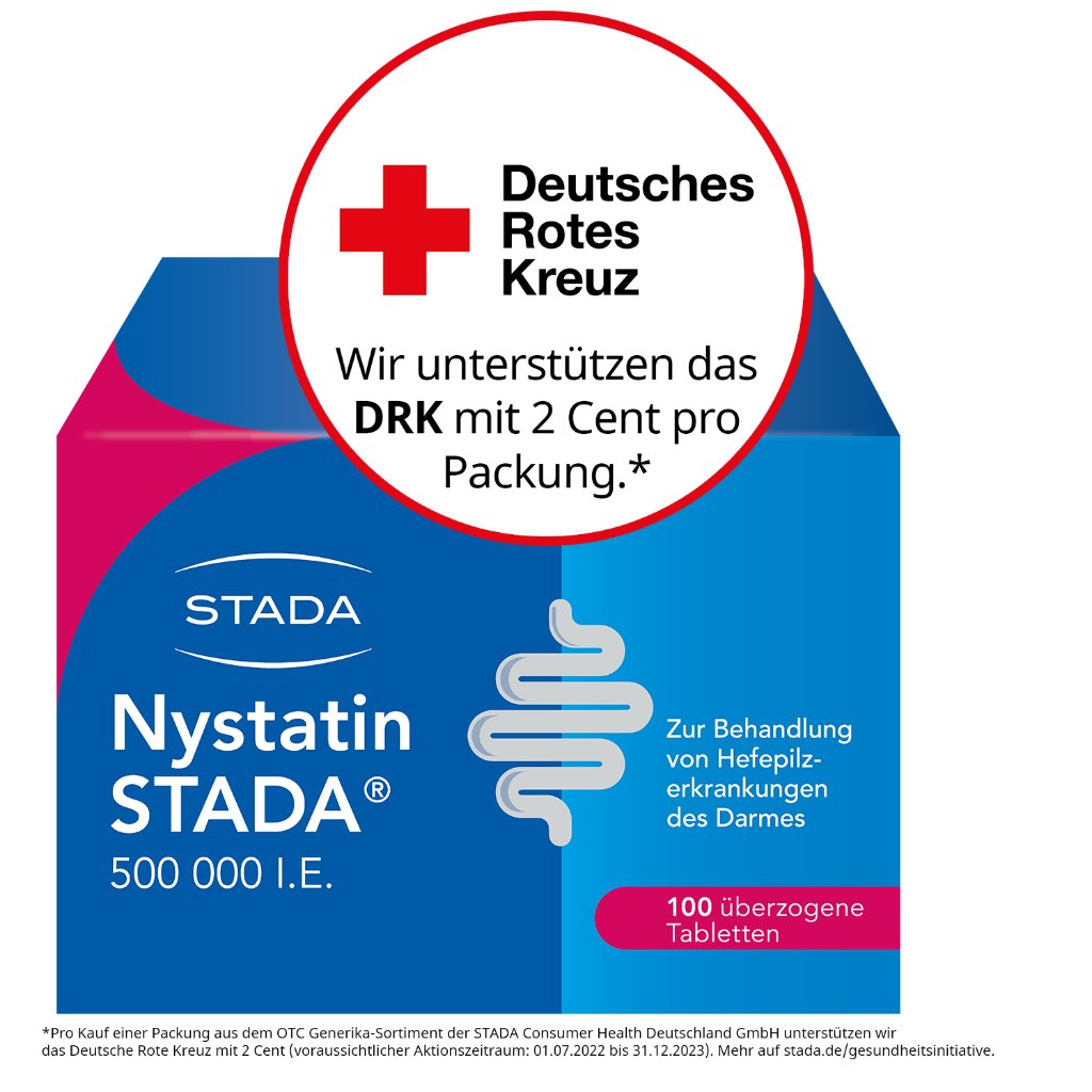 NYSTATIN STADA 500.000 I.E. überzogene Tab.