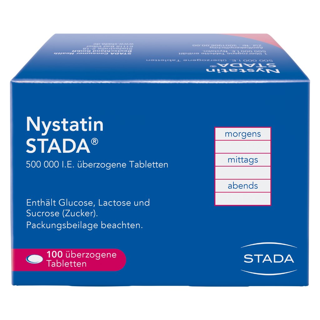 NYSTATIN STADA 500.000 I.E. überzogene Tab.