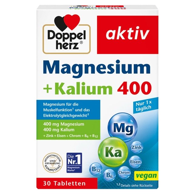 Doppelherz Magnesium + Kalium 400