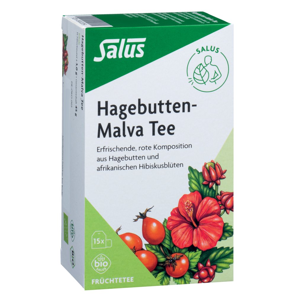 HAGEBUTTEN MALVA Tee Früchtetee Bio Salus Fbtl.
