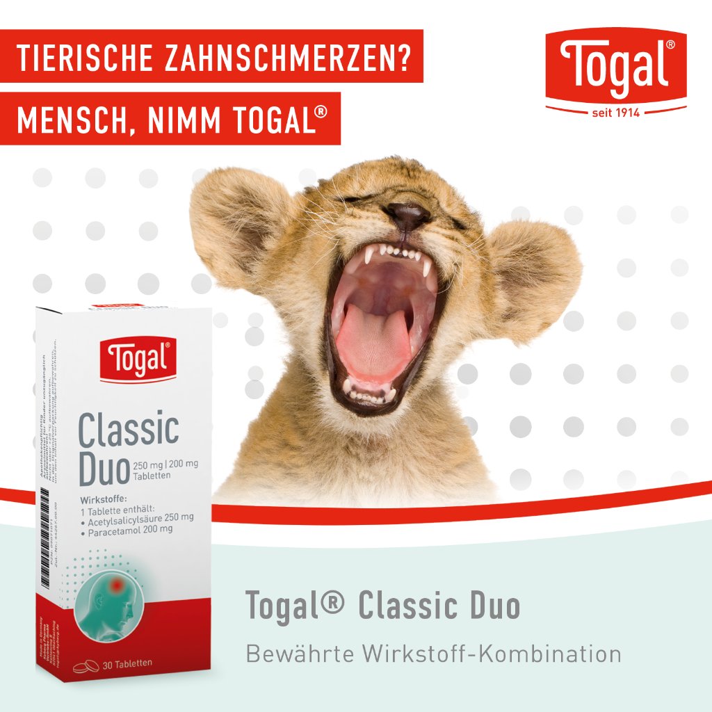 Togal® Classic Duo 250 mg / 200 mg Tabletten