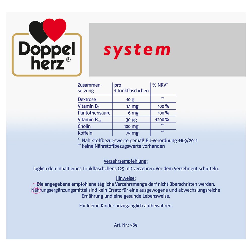Doppelherz system Vitamin B12 Plus Energie