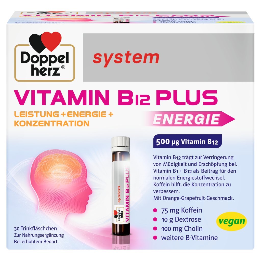 Doppelherz system VITAMIN B12 PLUS Leistung + Energie + Konzentration