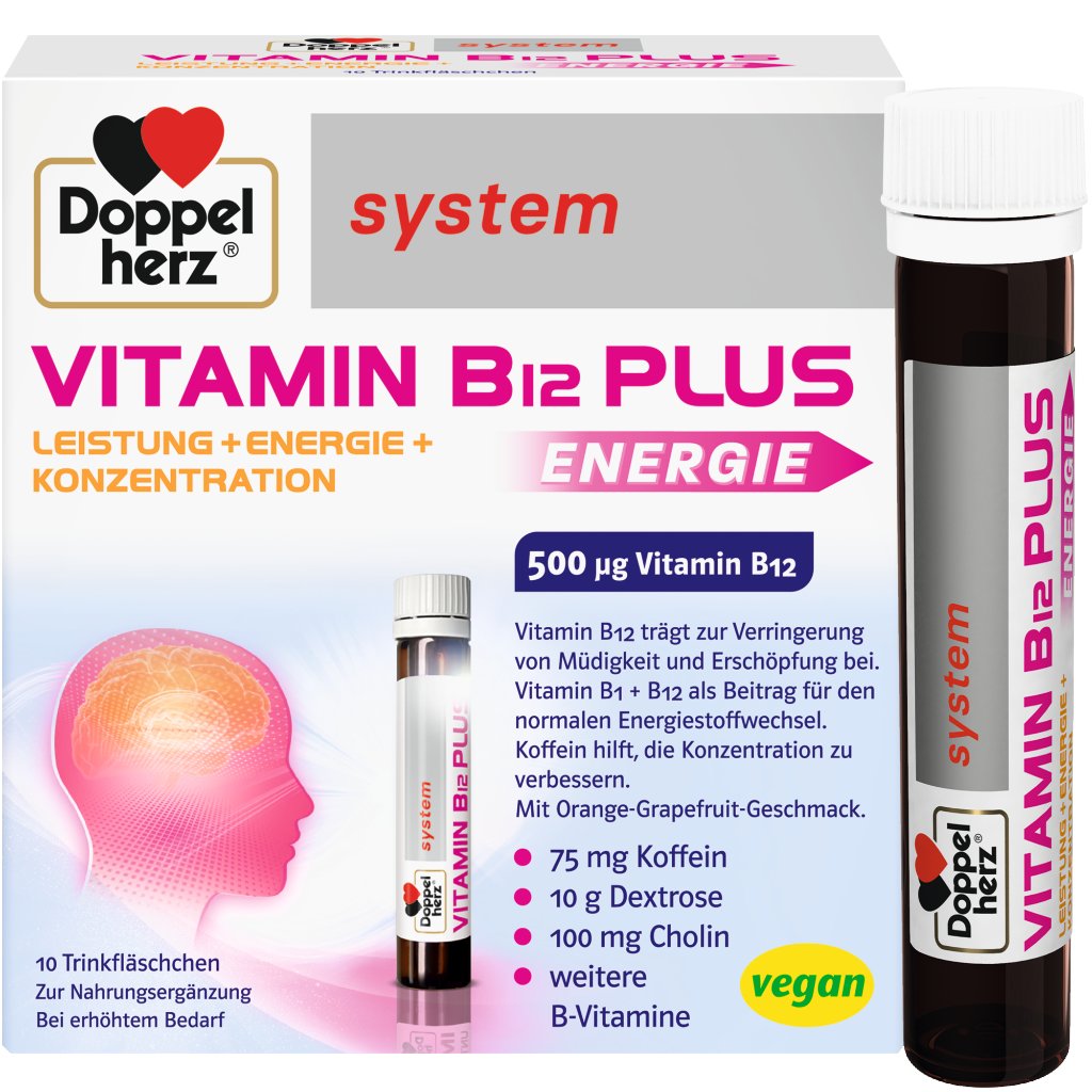 Doppelherz system VITAMIN B12 PLUS Leistung + Energie + Konzentration