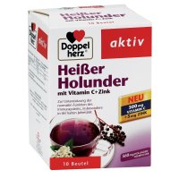 DOPPELHERZ heißer Holunder m.Vit.C+Zink Granulat