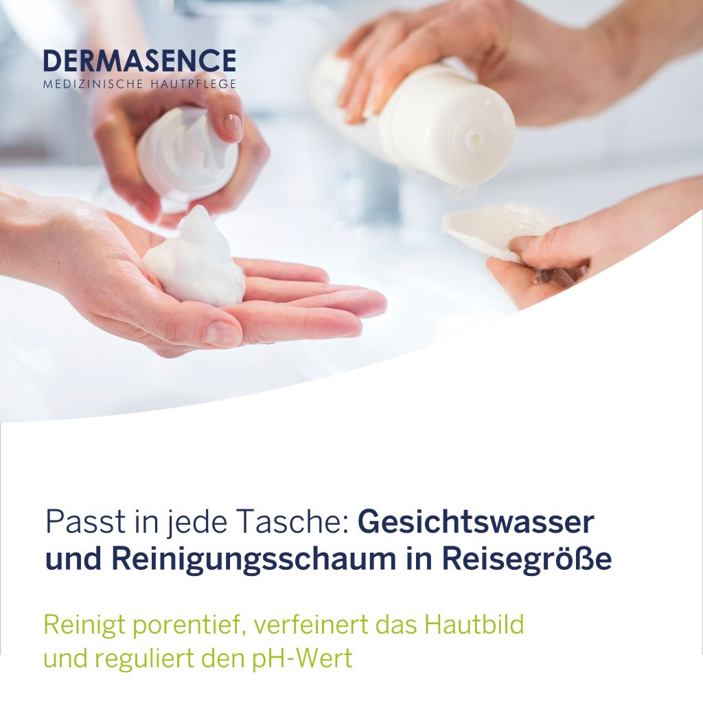 DERMASENCE Reiseset Mousse / Tonic, 2x 50 ml