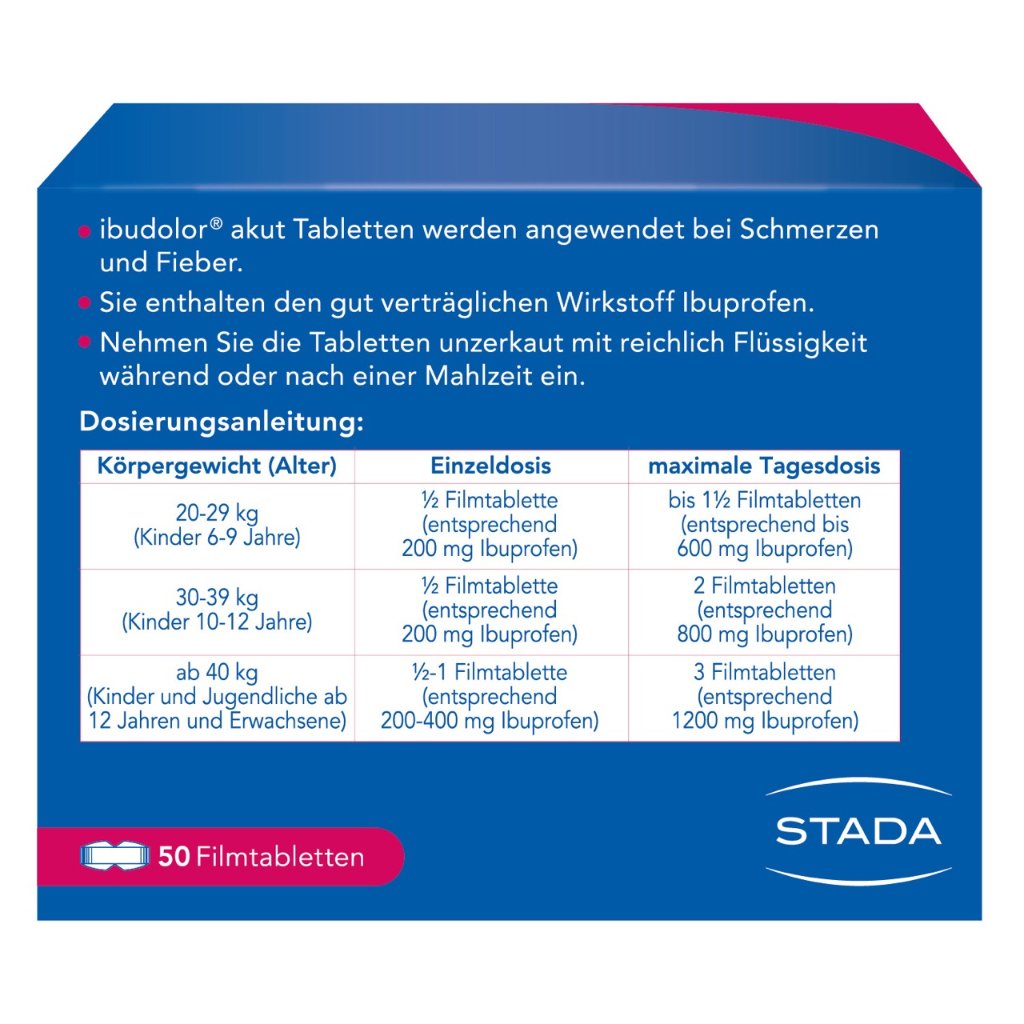 IBUDOLOR akut 400 mg Filmtabletten
