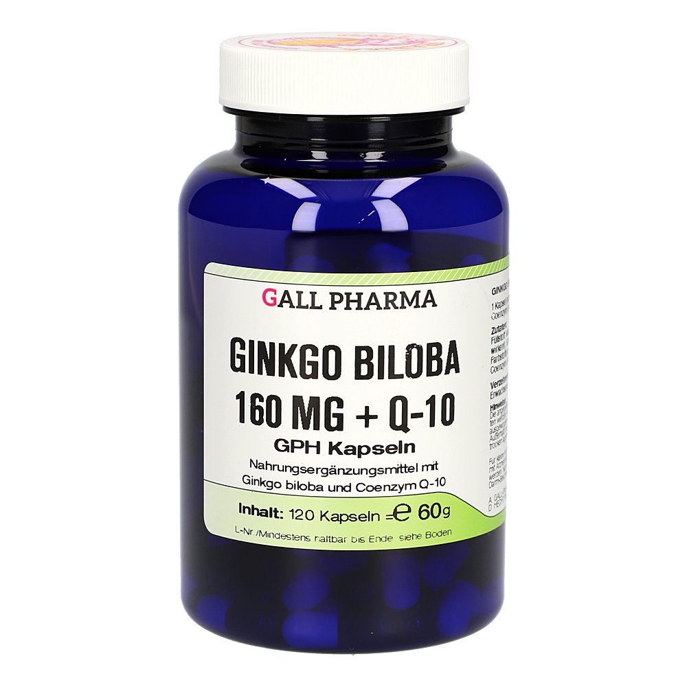 GINKGO BILOBA 160 mg+Q10 GPH Kapseln