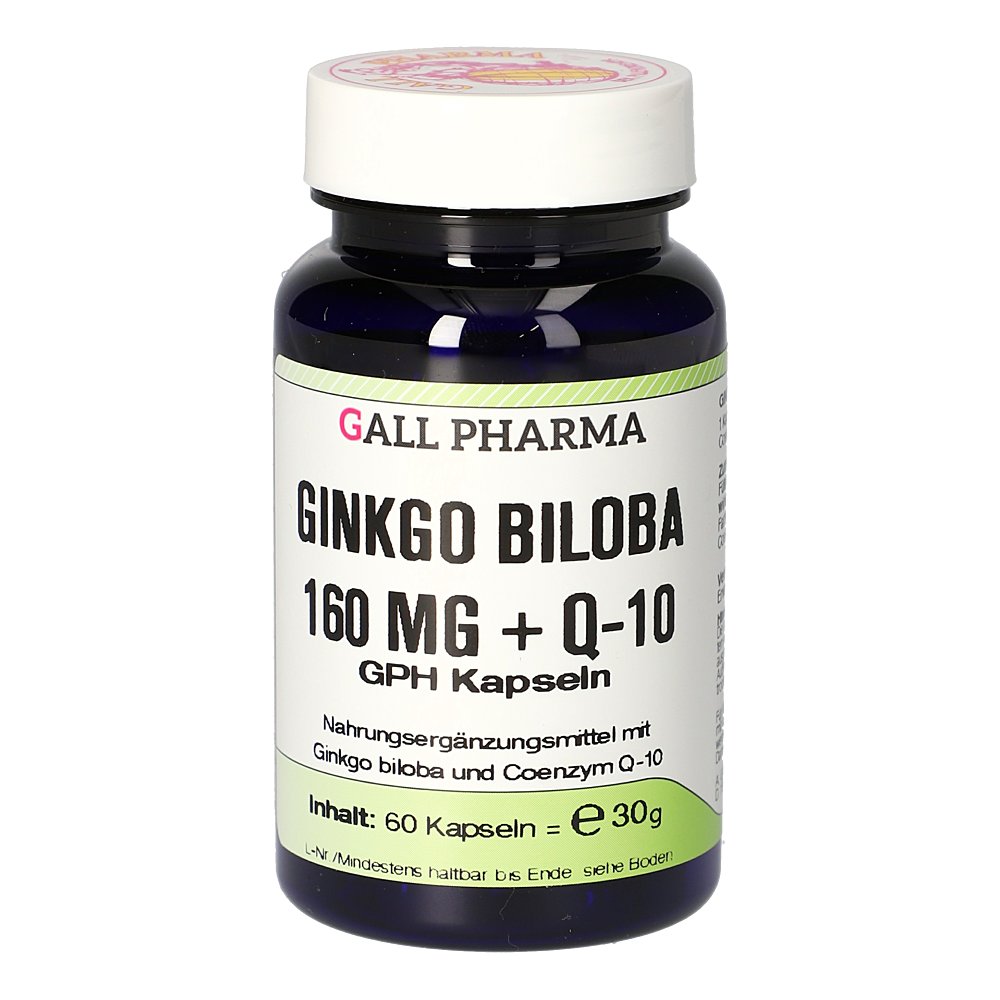 GINKGO BILOBA 160 mg+Q10 GPH Kapseln