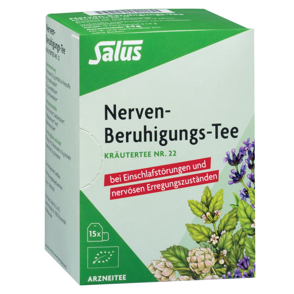 NERVEN-BERUHIGUNGS-Tee Kräutertee Nr.22 Bio Salus