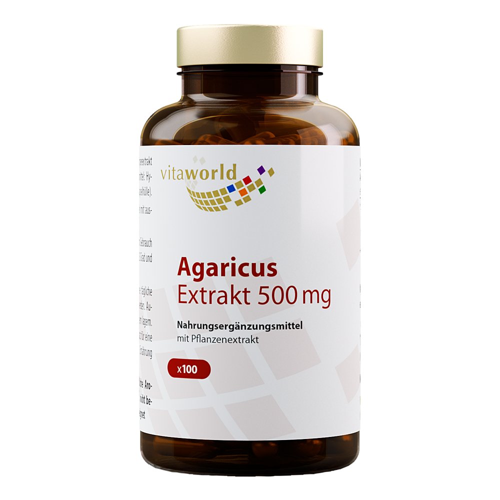 AGARICUS EXTRAKT 500 mg Kapseln