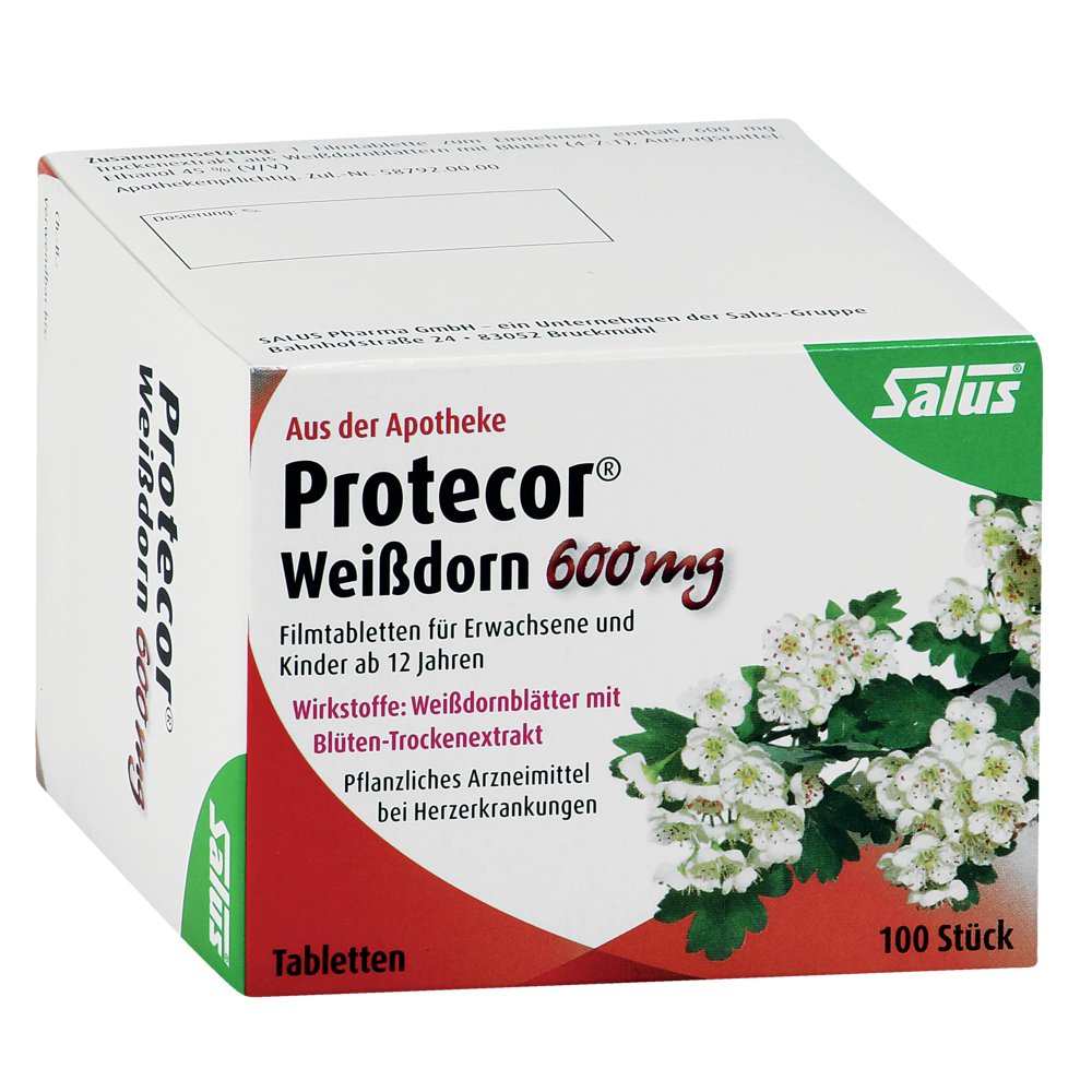 PROTECOR Weißdorn 600 mg Filmtabletten