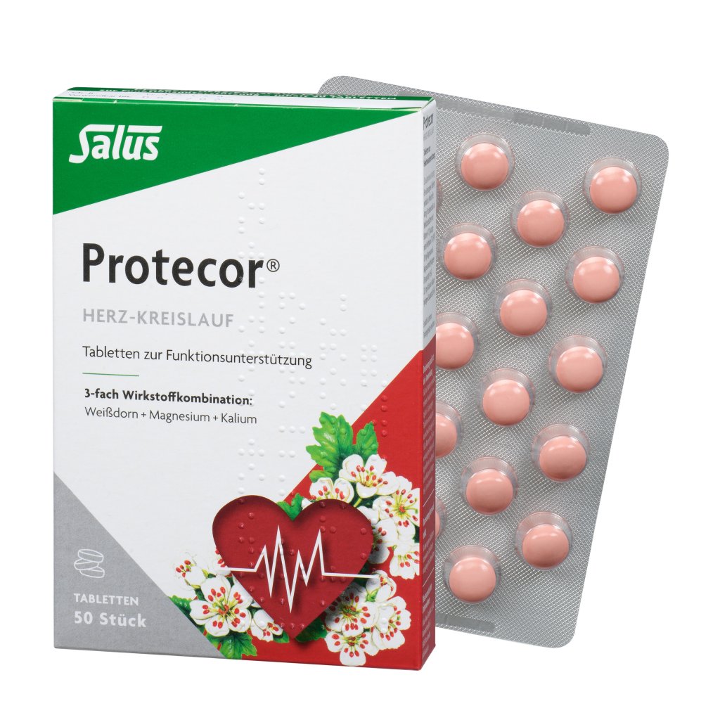 Protecor Herz-Kreislauf Tabletten zur Funktionsunterstützung Salus