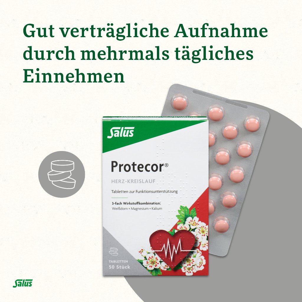 Protecor Herz-Kreislauf Tabletten zur Funktionsunterstützung Salus