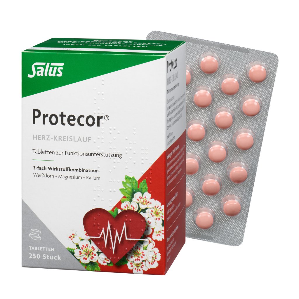 Protecor Herz-Kreislauf Tabletten zur Funktionsunterstützung Salus