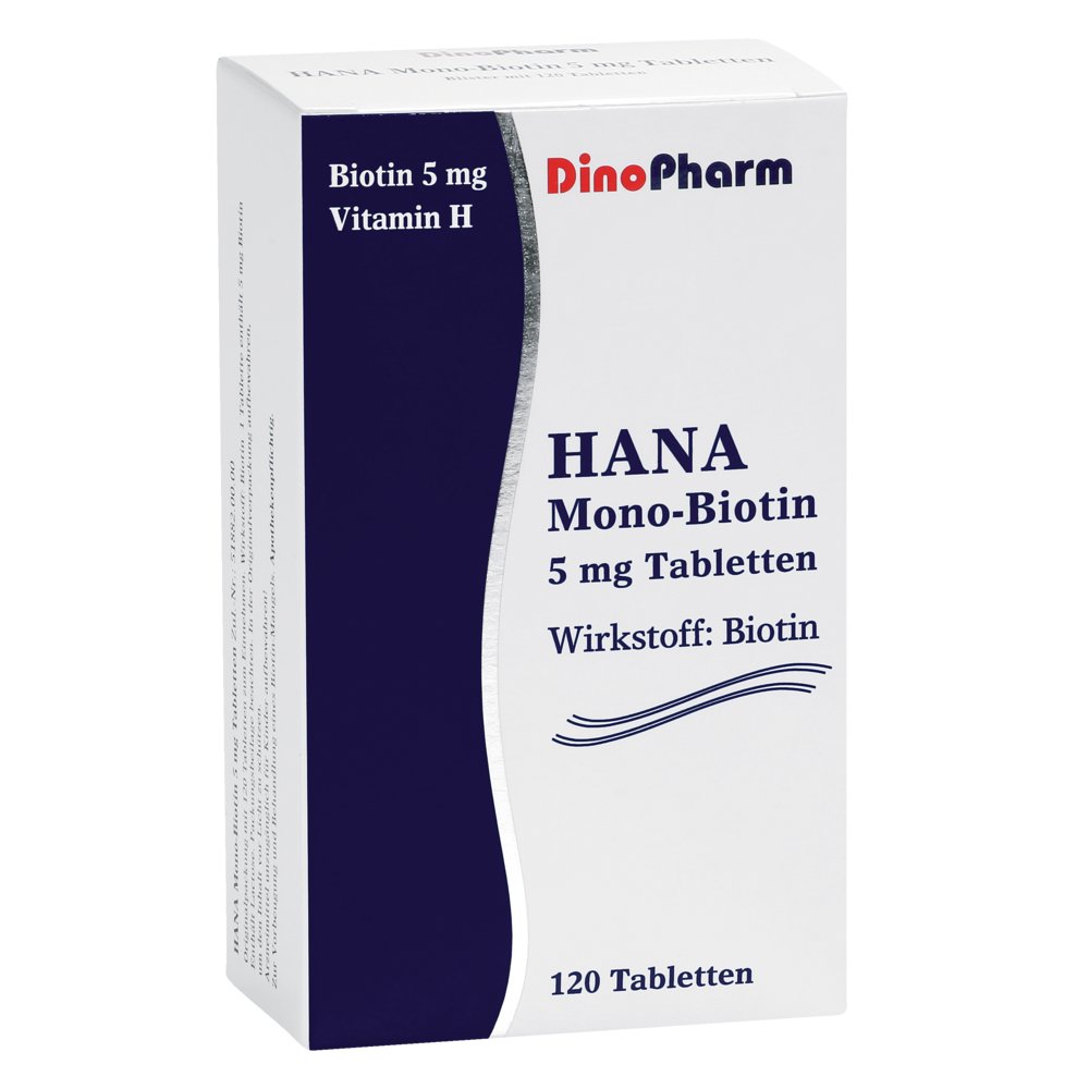 HANA MONO Biotin 5 mg Tabletten