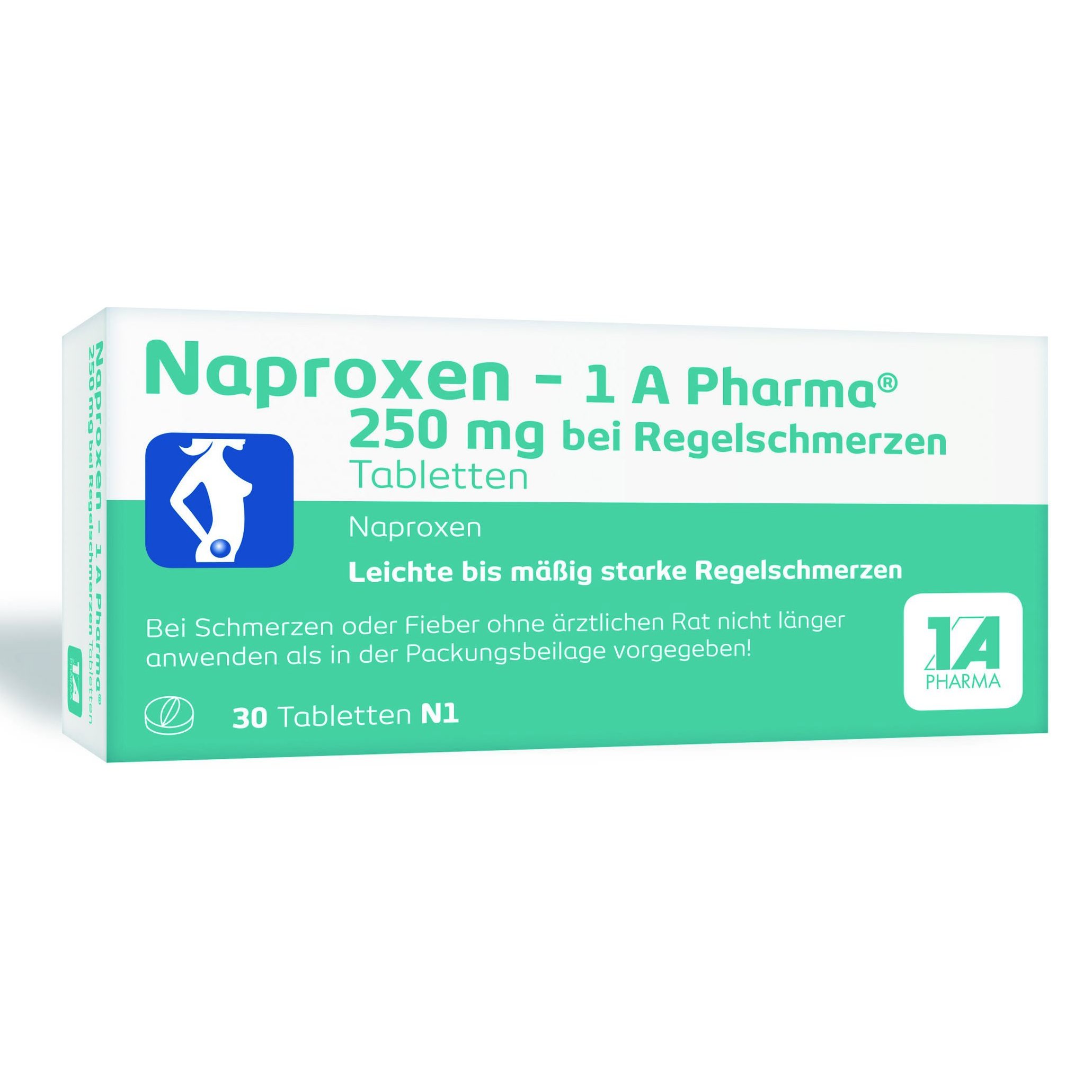 NAPROXEN-1A Pharma 250 mg b.Regelschmerzen Tabl.