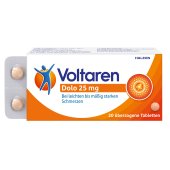 Voltaren Dolo 25mg Tabletten, Schmerztabletten gegen Rückenschmerzen 20 St.