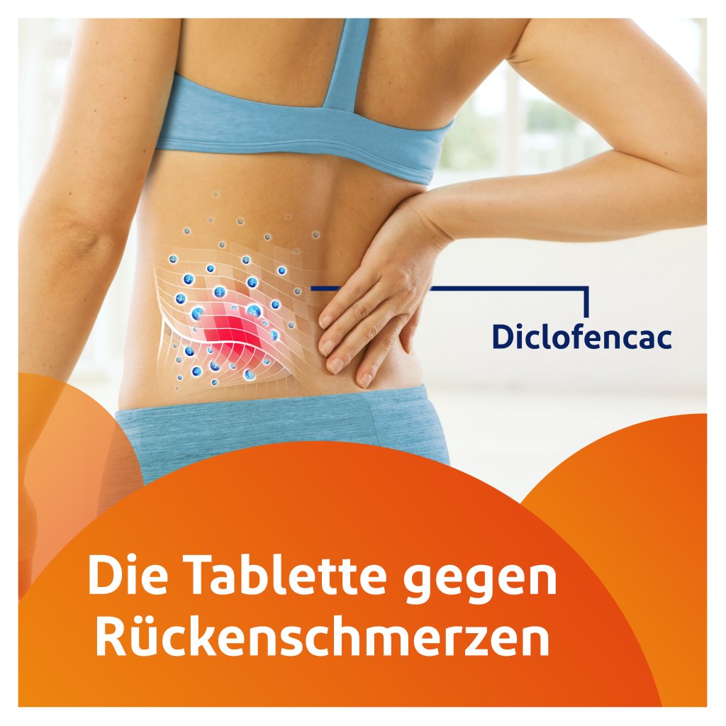 Voltaren Dolo 25mg Tabletten, Schmerztabletten gegen Rückenschmerzen 20 St.