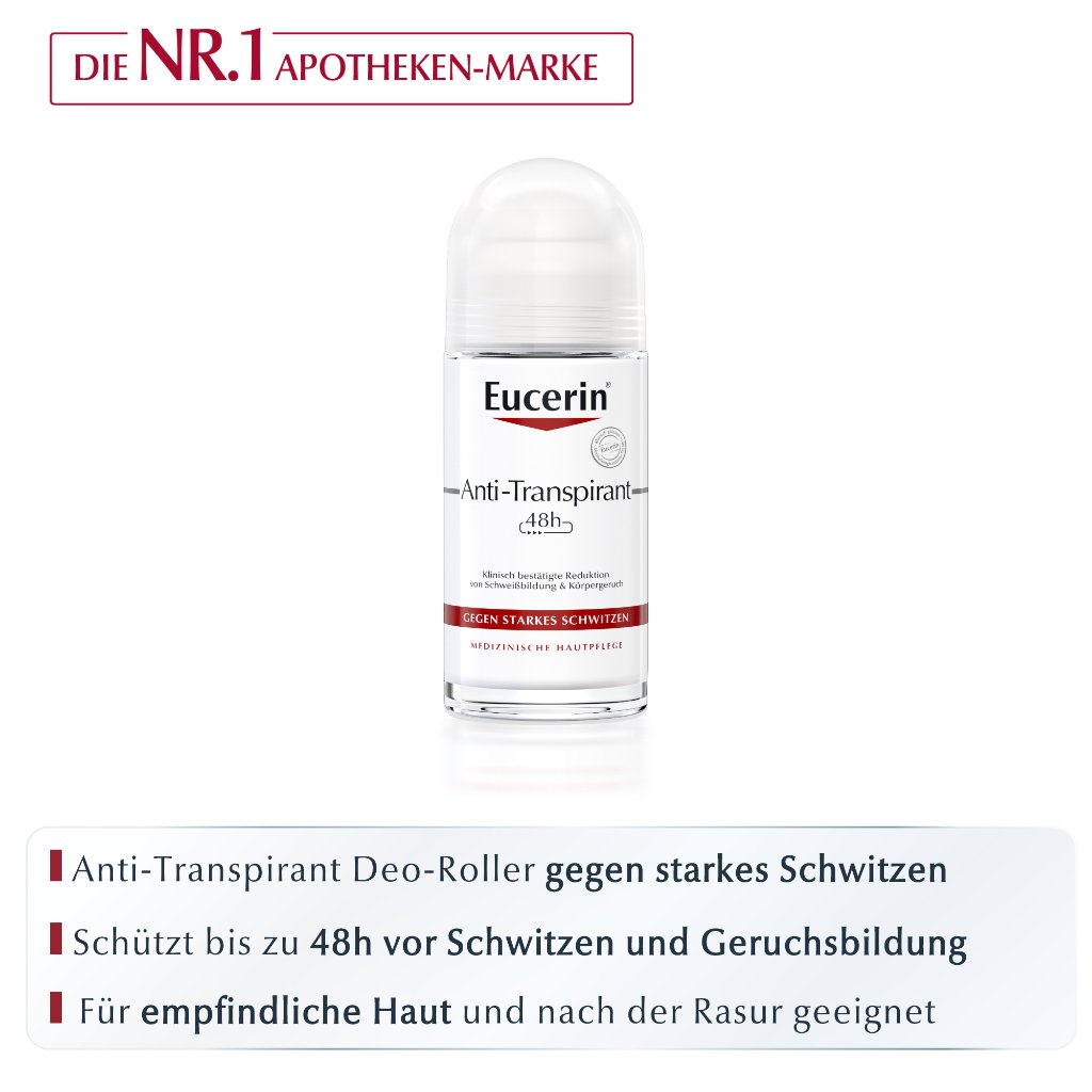 EUCERIN Deodorant Antitranspirant Roll-on 48h
