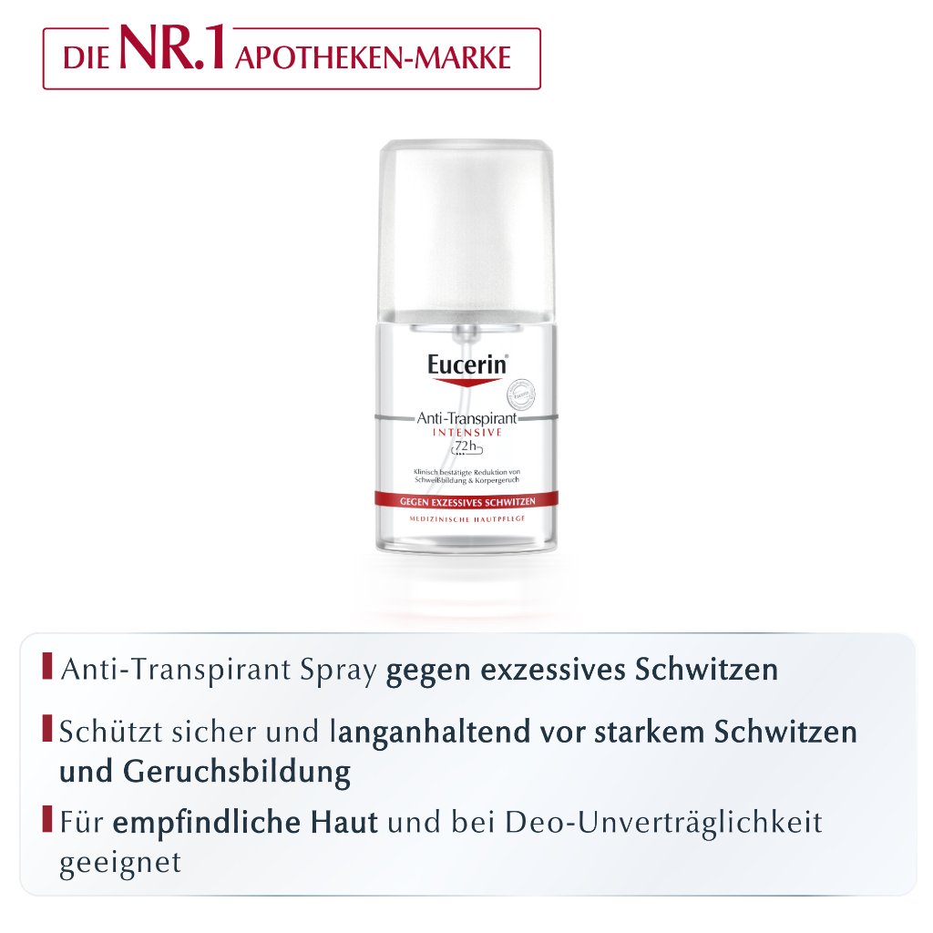 EUCERIN Deodorant Antitranspirant Spray 72h