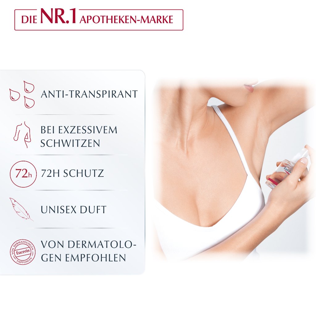 EUCERIN Deodorant Antitranspirant Spray 72h
