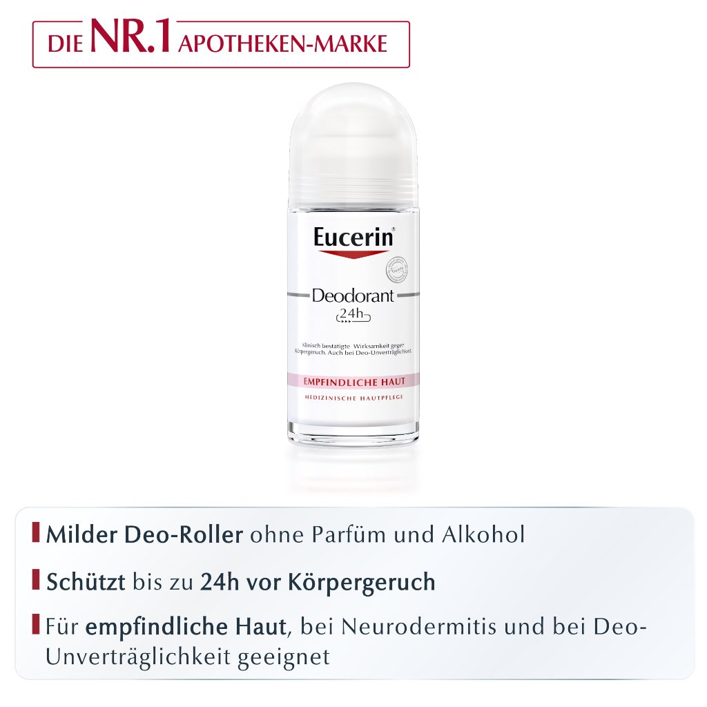 EUCERIN Deodorant Roll-on 24 h