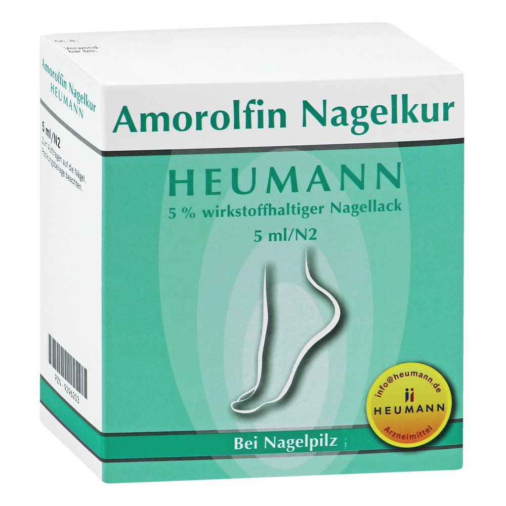 AMOROLFIN Nagelkur Heumann 5% wst.halt.Nagellack