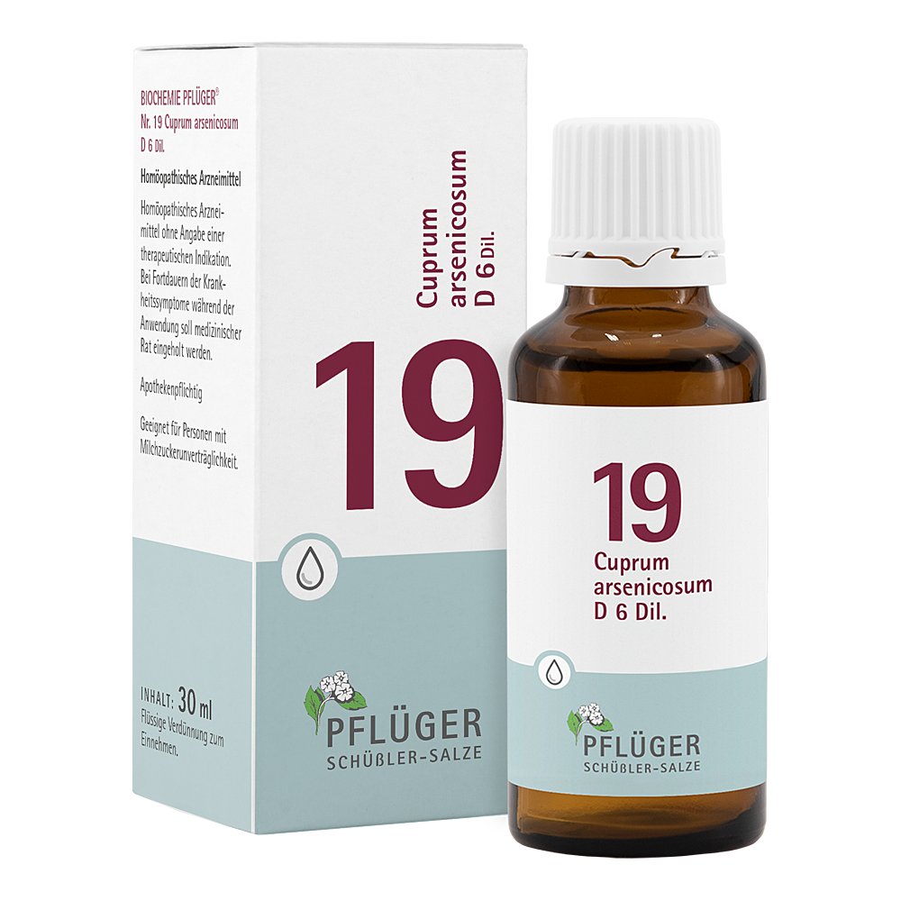 BIOCHEMIE Pflüger 19 Cuprum arsenicosum D 6 Tropf.