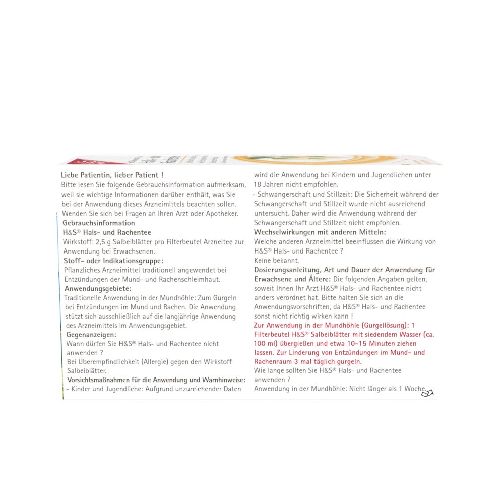 H&S Hals- und Rachentee